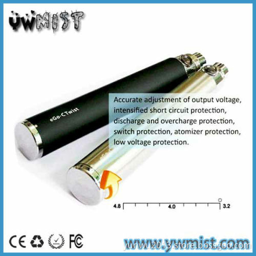 Best Selling EGO-C Twist Battery with Variable Voltages